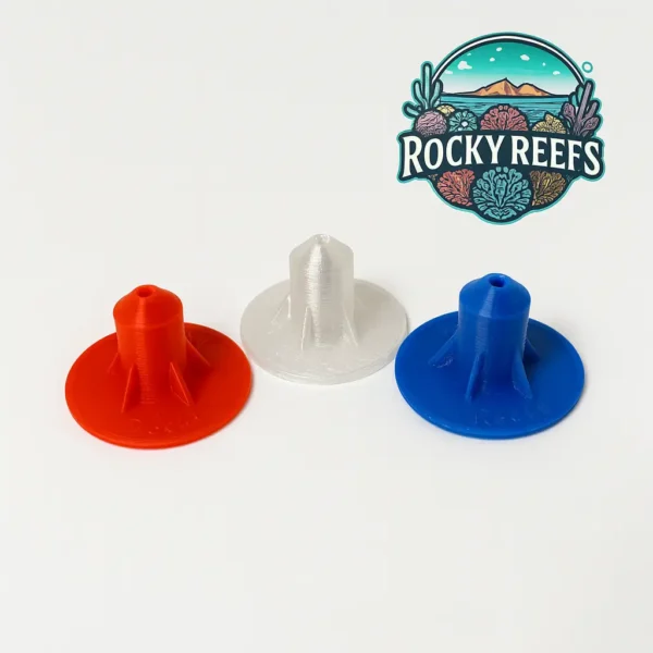 Neptune Trident Reagent Needle Guide Set – Red, Blue, and Clear PETG by Rocky Reefs